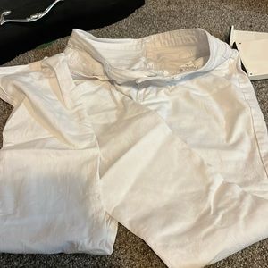 White Skinny Jeans With a bit of a Flare at the bottom Size L